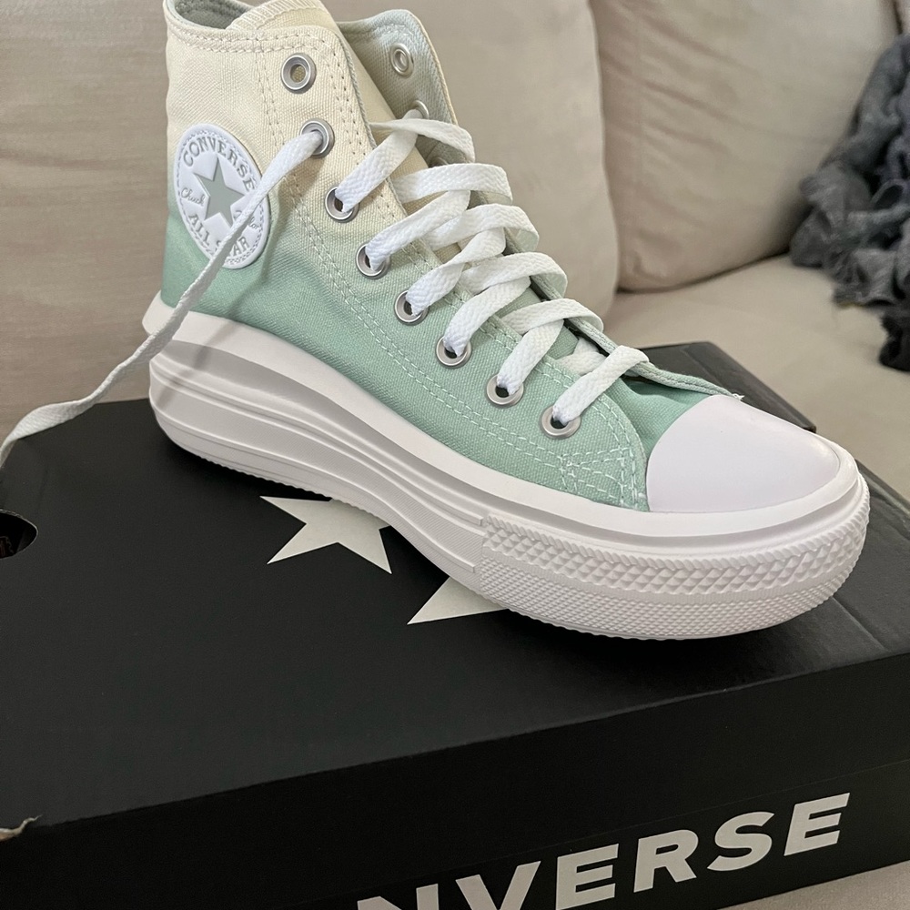 High top converse platform